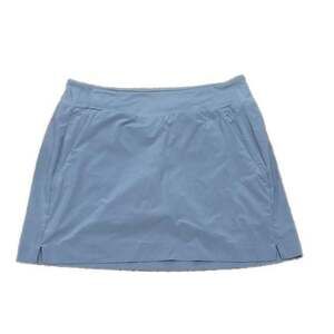 Athleta Soho Skort Jupe-Short Skirt  Blue Tennis Hiking Golf size‎ 12